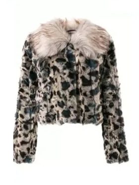 You Season 3 Dottie Quinn Leopard Fur Jacket