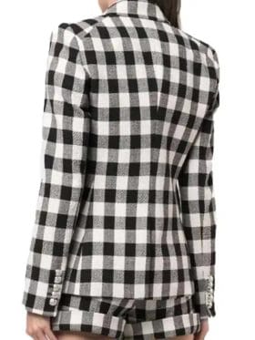 Emily in Paris Emily Cooper Checked Blazer