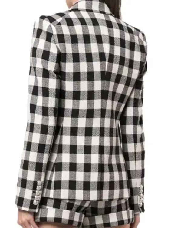 Emily in Paris Emily Cooper Checked Blazer