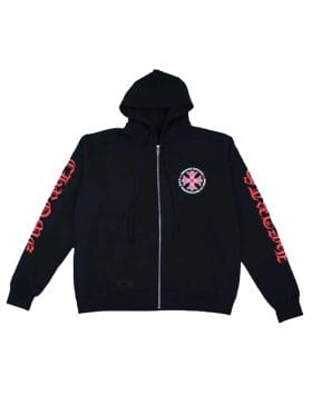 Chrome Hearts Made In Hollywood Plus Cross Black Hoodie