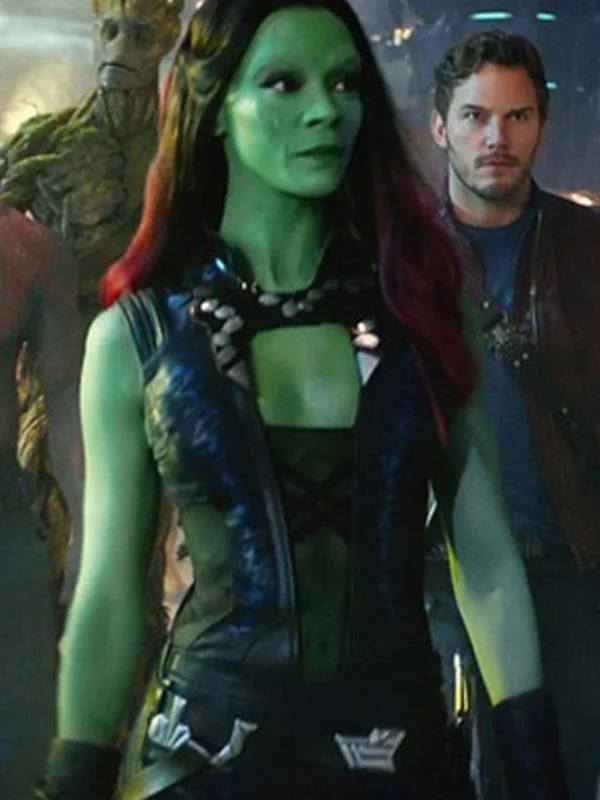 Guardians Galaxy Vol. 2 Gamora Leather Vest Guardians Galaxy Vol. 2 Gamora Leather Vest