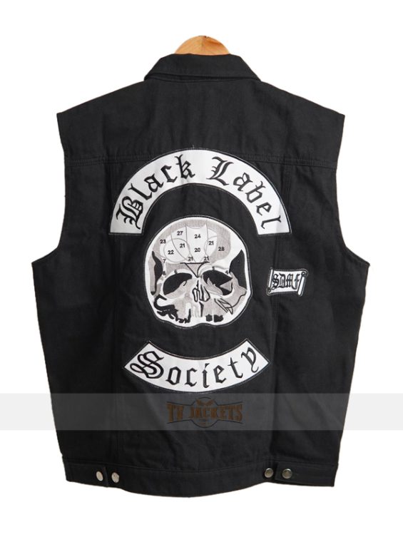 Black Label Society Biker Vest