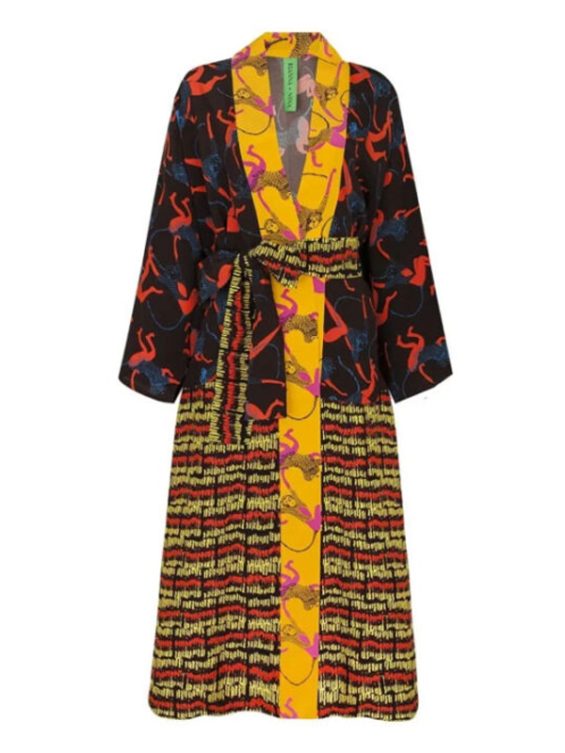 Lily Collins Emily in Paris S03 Printed Kimono