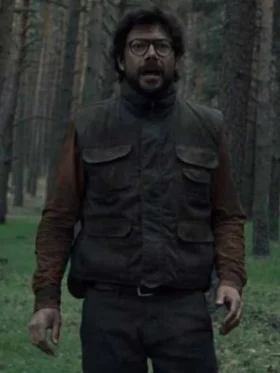 Álvaro Morte El Profesor Cotton Vest