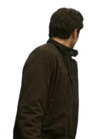 Back view of The Recruit 2022 Owen Hendricks Jacket featuring classic design and lightweight comfort from TV Jackets celebrity inspired men’s jacket range.