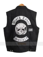 Black Motorcycle Club Blue Denim Vest