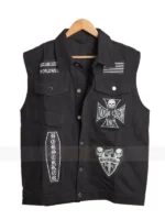 Black Motorcycle Club Blue Denim Vest