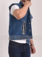 Black Motorcycle Club Blue Denim Vest