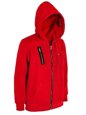 La Casa De Papel Money Heist Red Costume Hoodie