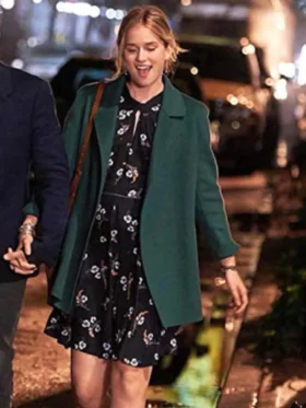 Elizabeth Guinevere Beck Green Blazer Coat