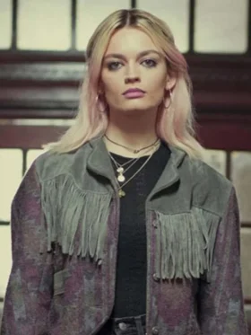 Maeve Wiley Jacket in brown with tailored fit and stylish lapel collar