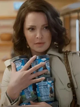 Firefly Katherine Heigl Beige Coat