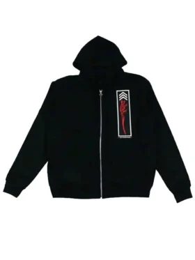 Foti Jarvis Block Hearts Black Hoodie