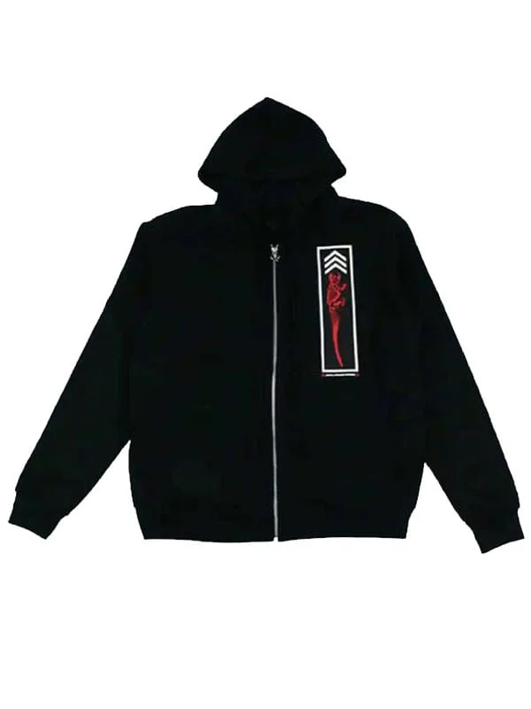 Foti Jarvis Block Hearts Black Hoodie