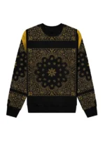 Snoop Dogg Tracksuit in black with gold accents and zipper jacket