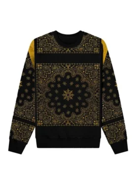 Snoop Dogg Tracksuit in black with gold accents and zipper jacket