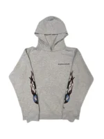 Hearts Brain Hoodie Heather Grey