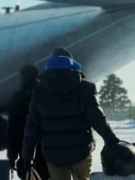 Hendricks Black Puffer Hooded Jacket