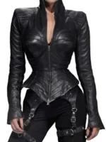 Jessica Camacho Gypsy Black Leather Jacket