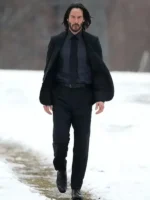 Front view of John Wick Suit featuring notch lapel and sleek silhouette