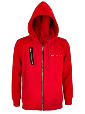 La Casa De Papel Money Heist Red Costume Hoodie