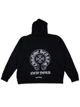 Front view of Chrome Hearts New York Exclusive Hoodie featuring premium streetwear design