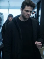 Noah Centineo Black Hooded Jacket