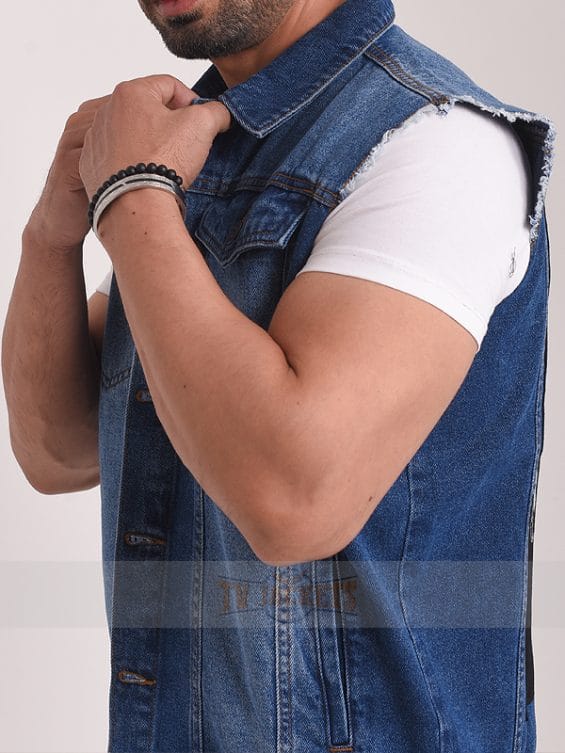 Our Universe Stranger Things Eddie Denim Vest