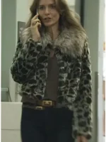 Saffron Dottie Quinn Leopard vegan Fur Jacket