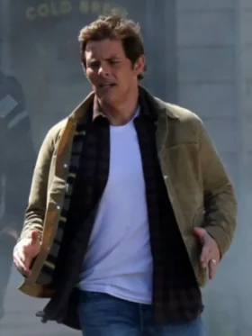 Sonic the Hedgehog 2 James Marsden Beige Jackets