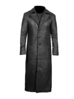 Fjall The Witcher Blood Origin Laurence O’Fuarain Black Trench Coat