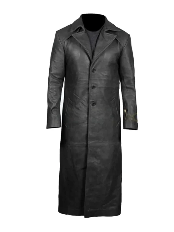 Fjall The Witcher Blood Origin Laurence ‘Fuarain Leather Coat