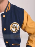 Yellowjackets Ella Purnell Blue Varsity Jacket