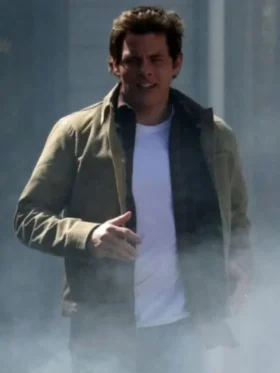 the Hedgehog 2 James Marsden Beige Jacket 2