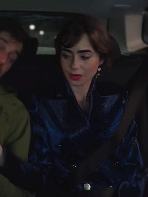 Emily in Paris S03 Emily Cooper Double Breasted Blazer
