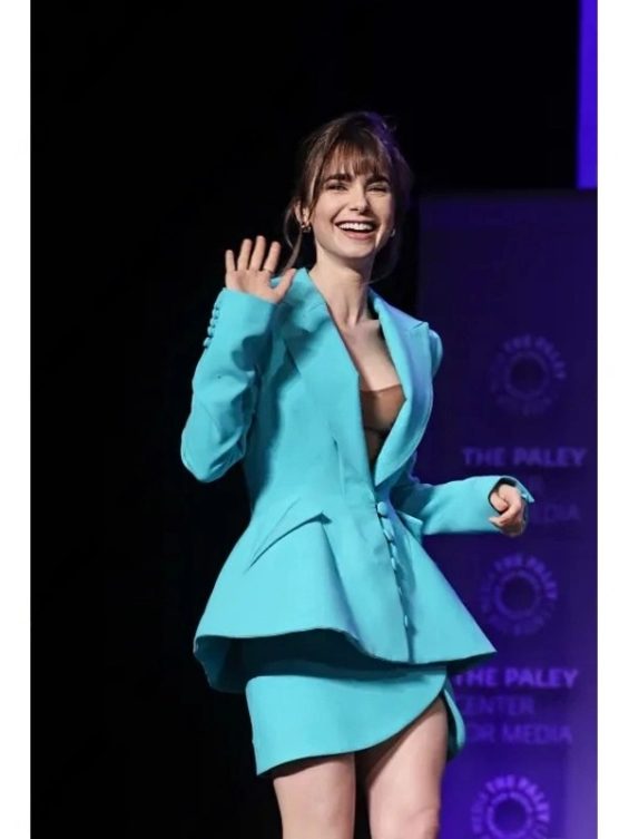 Emily in Paris Emily Cooper Blue Blazer