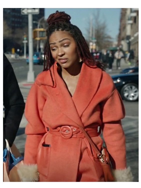 Harlem Camille Parks Orange Coat