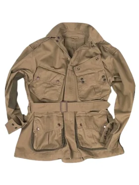 Spencer Dutton 1923 Brandon Sklenar Cotton Beige Jacket