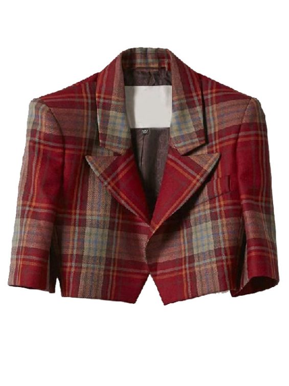 Emily In Paris Emily Cooper Cropped Plaid Jacket