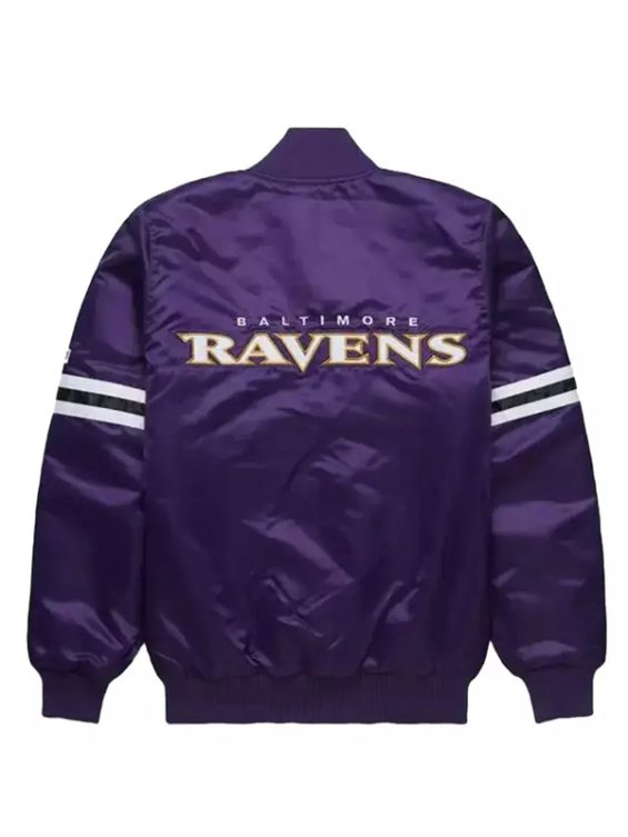Baltimore Ravens Purple Bomber Jacket