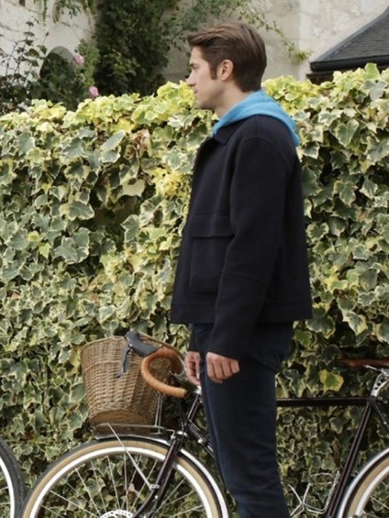 Lucas Bravo Emily In Paris Black Jacket