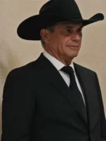 John Dutton Yellowstone S04 Kevin Costner Black Suit