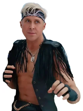 Barbie 2023 Ryan Gosling Leather Vest