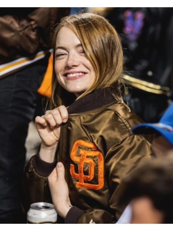 San Diego Padres Emma Stone Jacket