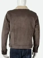 Mens Kevin Costner Tv Series Yellowstone John Corduroy Fabric Brown Jacket