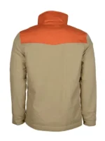 Kevin Costner Yellowstone John Dutton Brown Cotton Jacket