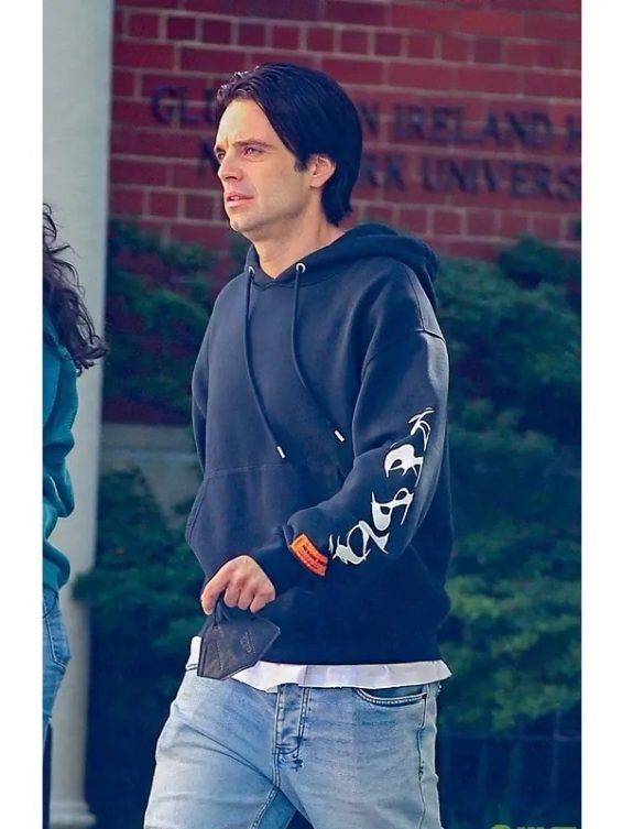 Sharper Sebastian Stan Black Hoodie