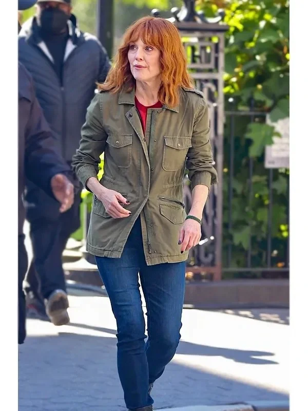 Sharper 2023 Madeline Green Cotton Jacket Sharper 2023 Madeline Green Cotton Jacket