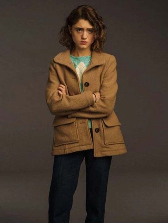 Nancy Wheeler Stranger Things S03 Wool Coat