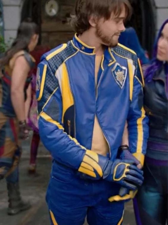Descendants 3 Ben Blue Leather Jacket